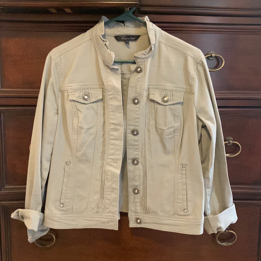 Gray Denim Jacket!